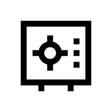 Vault pixel perfect icon Ilustración de archivo