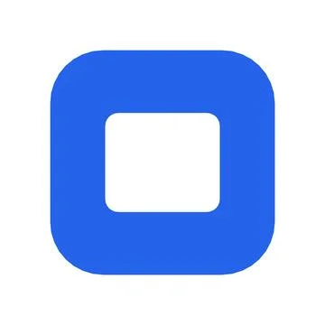Vault Safe Icon Color Rounded Square Button Business Finance Symbol Vector Stock Illustration