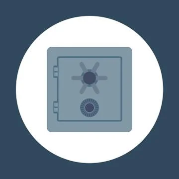 Vault vector illustration. Flat design Stock Illustration