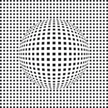 Vaulting connections grid structure Stock Illustration