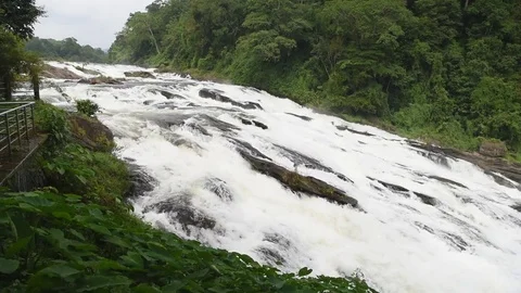 Vazhachal waterfall  Stock Footage 83575018