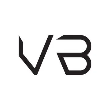 Vb initial letter vector logo icon Stock Illustration