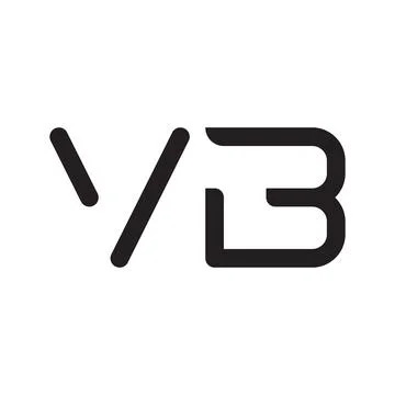 Vb initial letter vector logo icon Stock Illustration