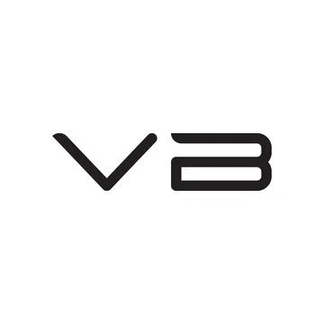 Vb initial letter vector logo icon Stock Illustration