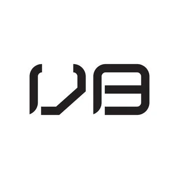 Vb initial letter vector logo icon Stock Illustration