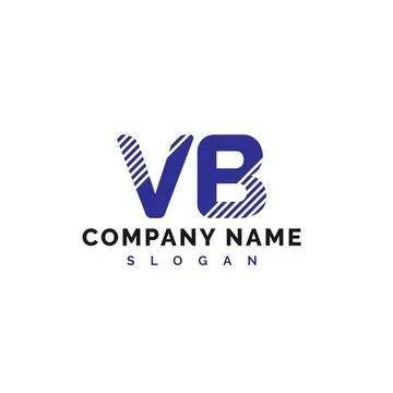 VB Letter Logo Design. VB Letter Logo Vector Illustration - Vector Illustrazione stock