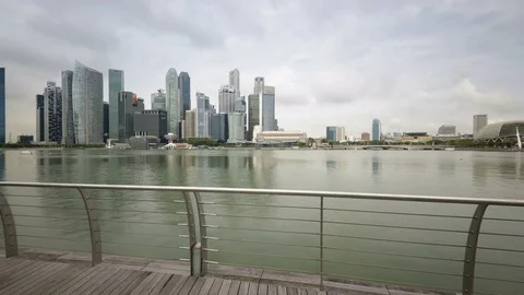 Vbd reggel pan timelapse 2 4K Stock Footage 73757508