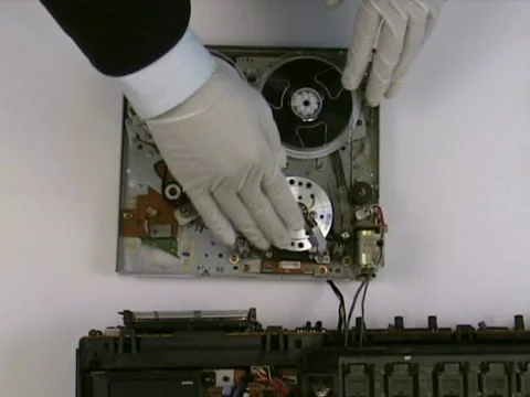 VCR Head Tape Scratch 2 動画素材 585615