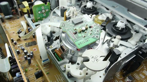VCR mechanisms Stock Footage 30214765