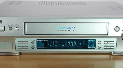 VCR Operation Stock Footage 29153732