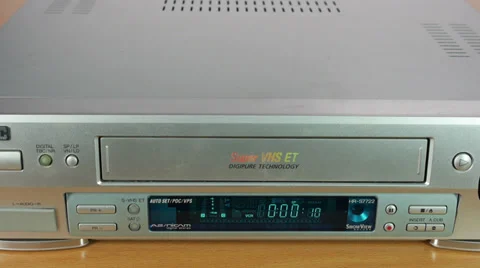 VCR operation Stock Footage 29158284