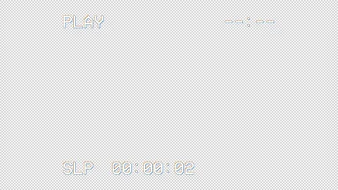 VCR Overlay Stock Footage 237993891