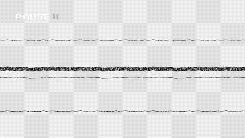 VCR playing and pausing a VHS blank tape with noise overlay Stock Footage 311675583