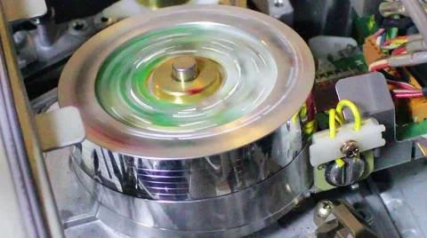 VCR VIDEO HEAD DRUM Stock Footage 50685548