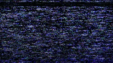 VCR Video Static Noise Stock Footage