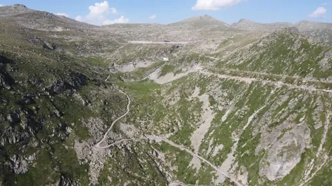 VD 008 646 DJI 68307 02 Bulgaria Kalin Dam Road Stock Footage 246736867