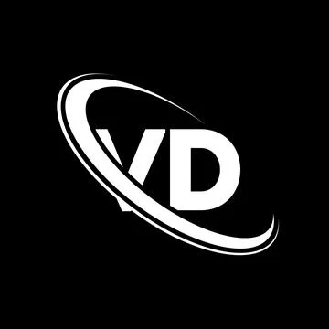VD logo. V D design. White VD letter. VD/V D letter logo design. Initial le.. Stock Photos