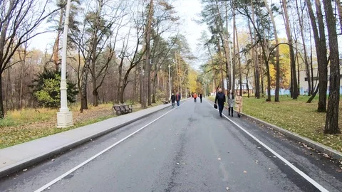 VDNH park ring road Stock-Footage 117999019