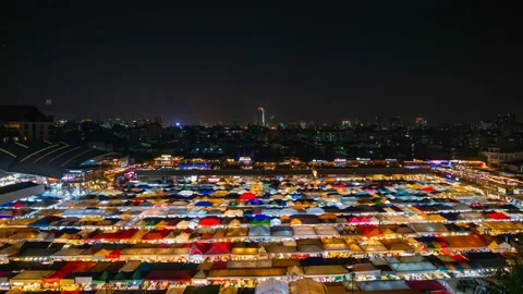 VDO 4k motion 2 Train market at night 1 Video stock 133793888