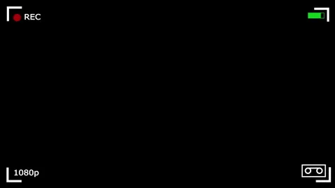 VDO recoding Camcorder viewfinder background, 4K resolution. Stock Footage 244858366