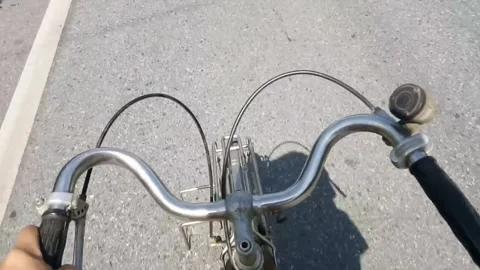 VDO while riding bicycle, Thailand Stock Footage 248400730