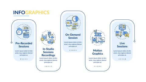 VE content vector infographic template イラスト素材