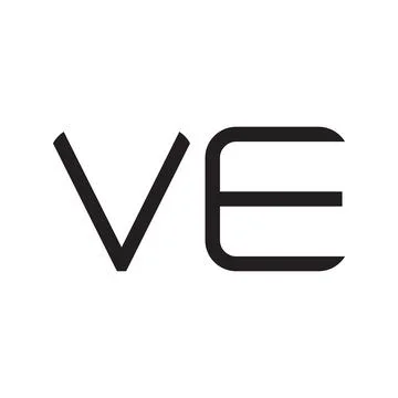 Ve initial letter vector logo icon Stock-Illustration