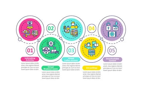 VE success tips vector infographic template イラスト素材