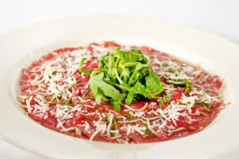 Veal carpaccio Stock Photos