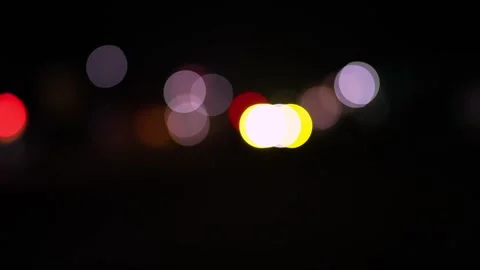 Vechicles car blur bokeh light background footage Stock Footage 293519206