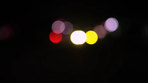 Vechicles car bokeh light background footage Stock Footage 293519222