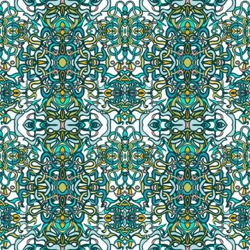 Vecor colorful abstract seamless pattern イラスト素材