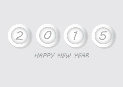 Vector : 2015 Happy New Year background Stock Illustration