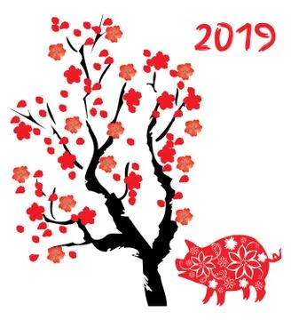 Vector 2019 Background. Stock Illustration