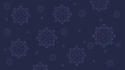 Vector. The 2019-nCoV coronavirus pattern. Corona virus in Wuhan, China, glob Stock Illustration