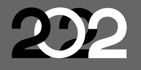 Vector. 2022 happy new year symbols collection. Stock Illustration