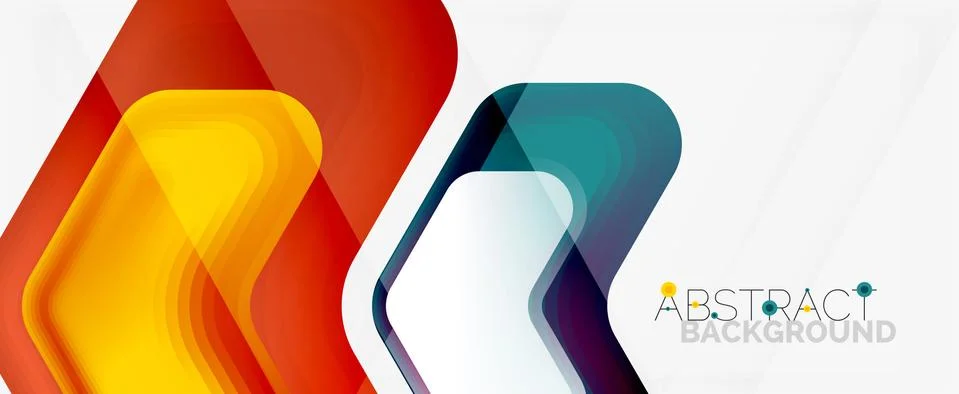 Vector 3d arrow geometric composition, abstract background for business or 스톡 일러스트