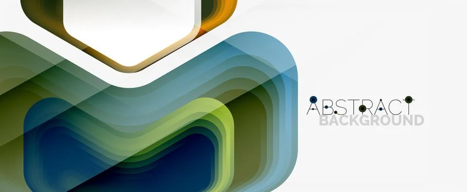 Vector 3d arrow geometric composition, abstract background for business or Stock Illustration