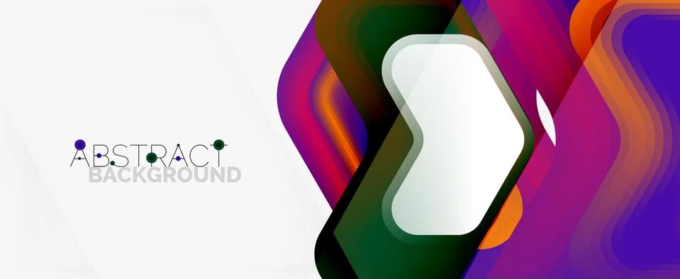 Vector 3d arrow geometric composition, abstract background for business or Stock Illustration