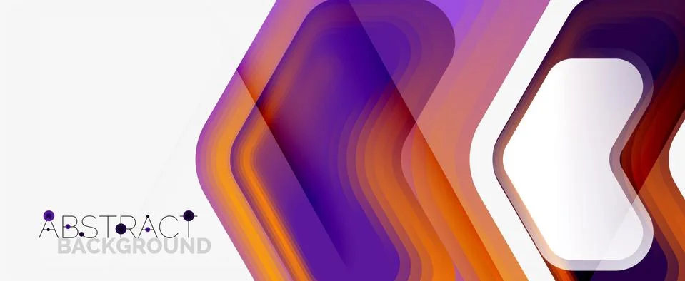 Vector 3d arrow geometric composition, abstract background for business or Stock Illustration