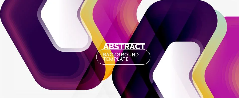 Vector 3d arrow geometric composition, abstract background for business or Stock Illustration