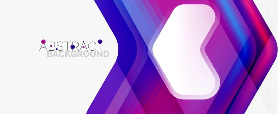 Vector 3d arrow geometric composition, abstract background for business or Stock Illustration