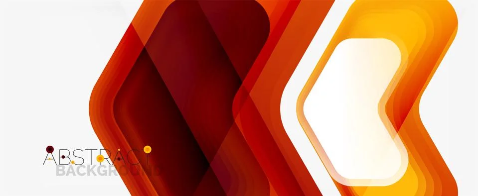 Vector 3d arrow geometric composition, abstract background for business or Stock Illustration