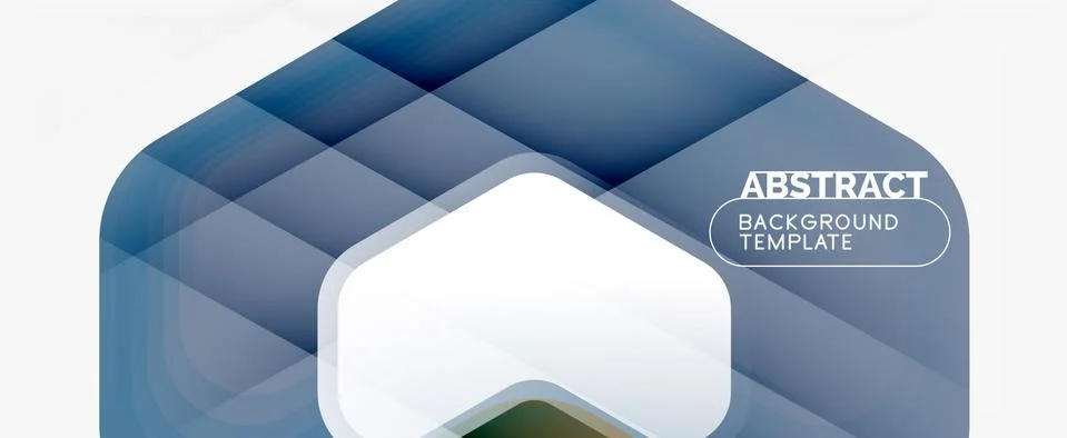 Vector 3d arrow geometric composition, abstract background for business or 스톡 일러스트