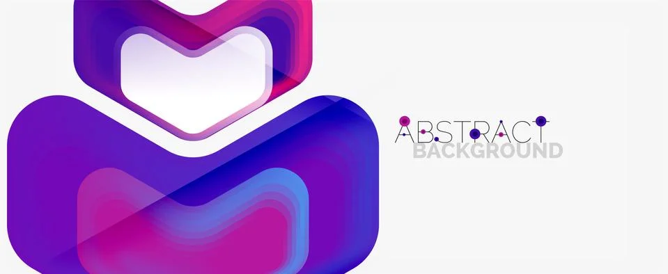 Vector 3d arrow geometric composition, abstract background for business or 스톡 일러스트
