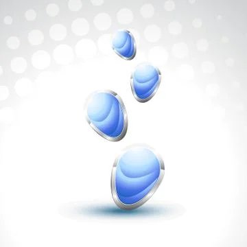 Vector 3d crystal Stock Illustration