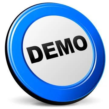 Vector 3d demonstration icon Stock Illustration