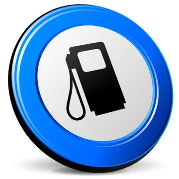 Vector 3d fuel icon Stock Illustration