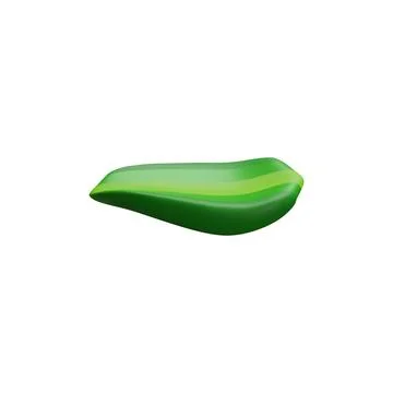 Vector 3d illustration of green bamboo leaf for rice dumplings - zongzi. Stock Illustration