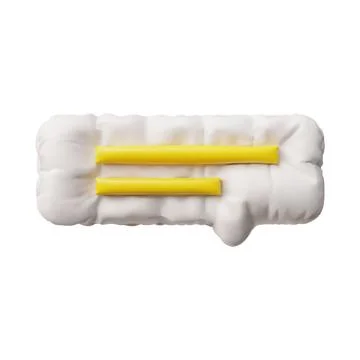 Vector 3d illustration of speech bubble inflatable shape on isolated backgr.. Ilustración de archivo